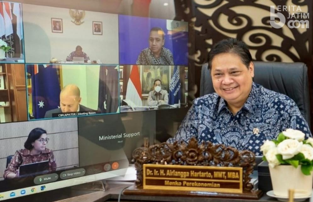 Airlangga Kuatkan Kerjasama Ekonomi Dengan Australia, Demi Keluar Dari Dampak Pandemi