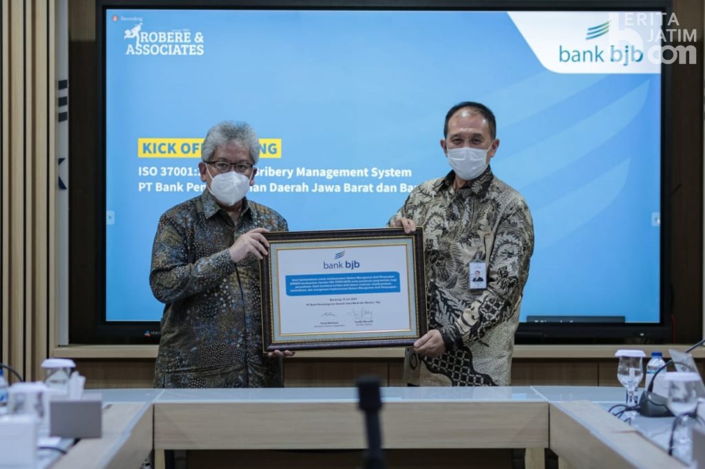 Bank bjb Gelar Kick Off Meeting Penerapan ISO 37001 Sistem Manajemen Anti Penyuapan (SMAP)
