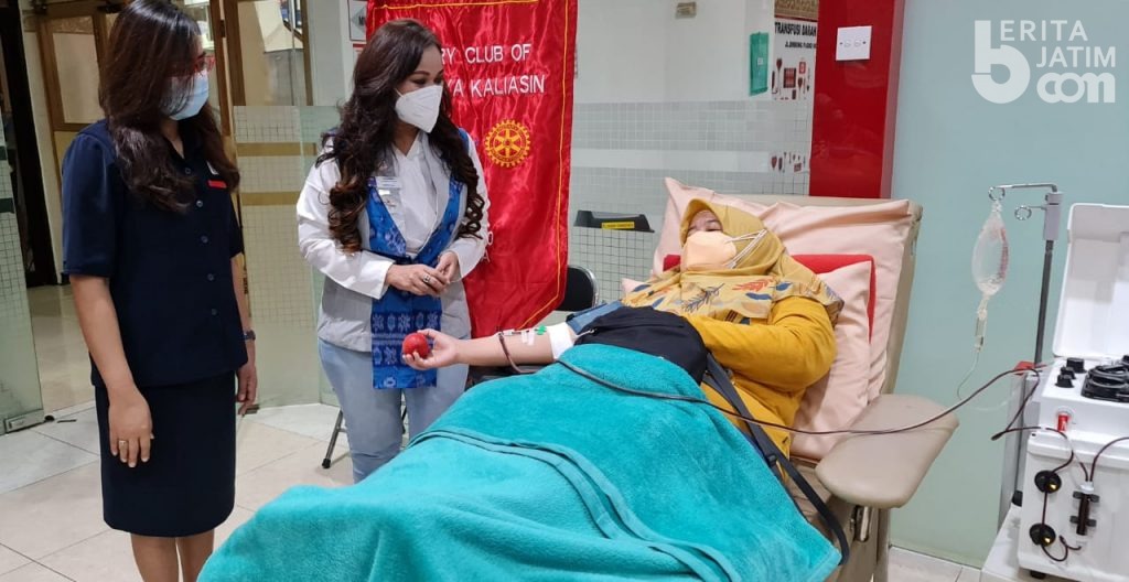 Rotary Club Surabaya Kaliasin dan PMI Gelar Donor Plasma Konvalesen