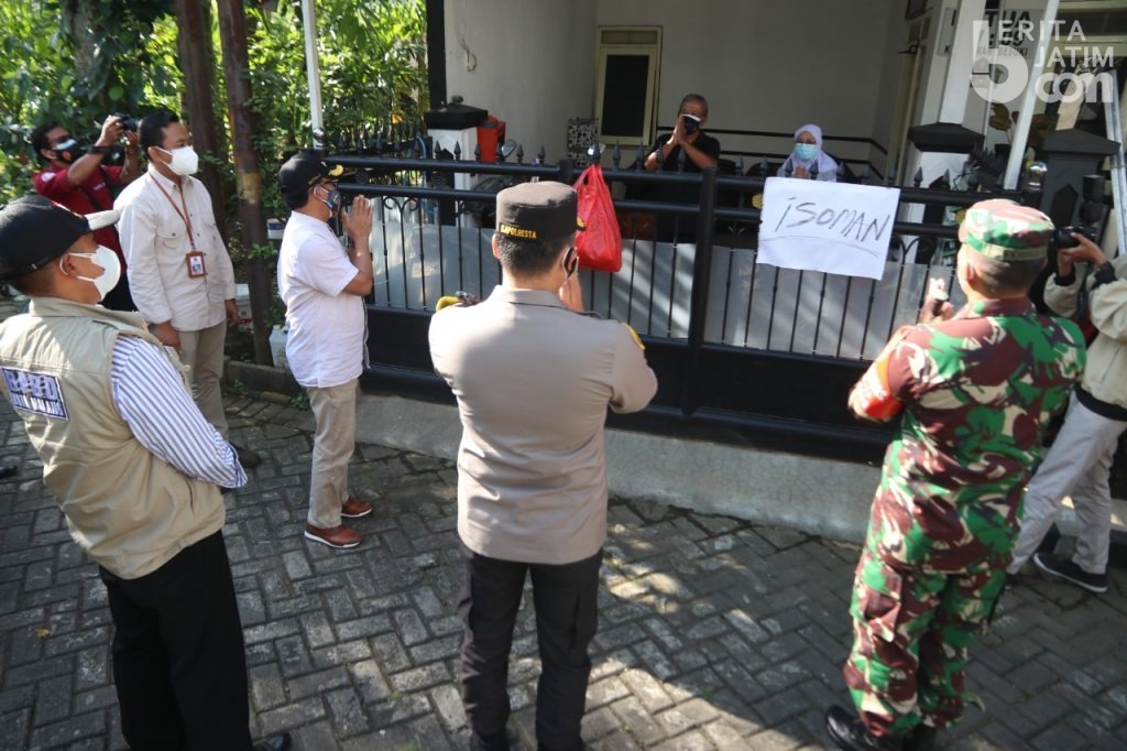 Wali Kota Sutiaji Keliling Kota Malang Sambang Pasien Isoman