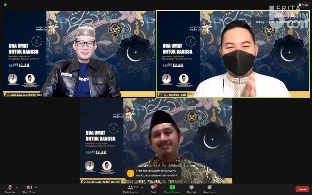 Menparekraf Ingatkan Semua Pihak Patuhi Aturan PPKM Darurat