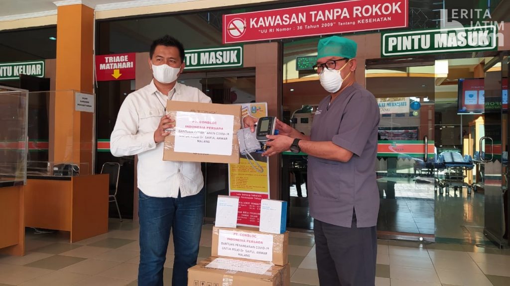 Bantu Penanganan Covid-19, PT Conbloc Indonesia Persada Kirim Alkes ke RSSA