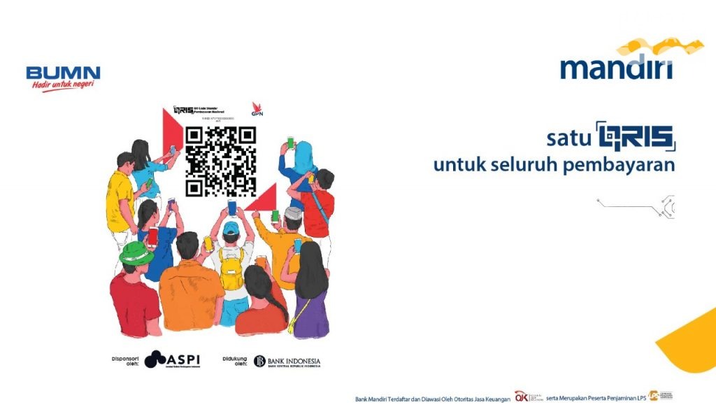 Transaksi Cashless QRIS Melesat, Bank Mandiri Genjot Perbankan Digital