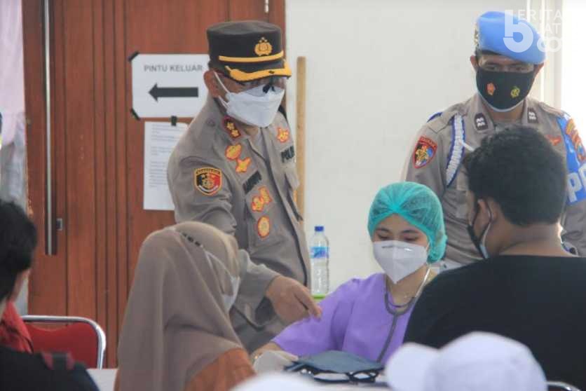 Begini 4 Syarat Vaksin Kedua di Polrestabes Surabaya