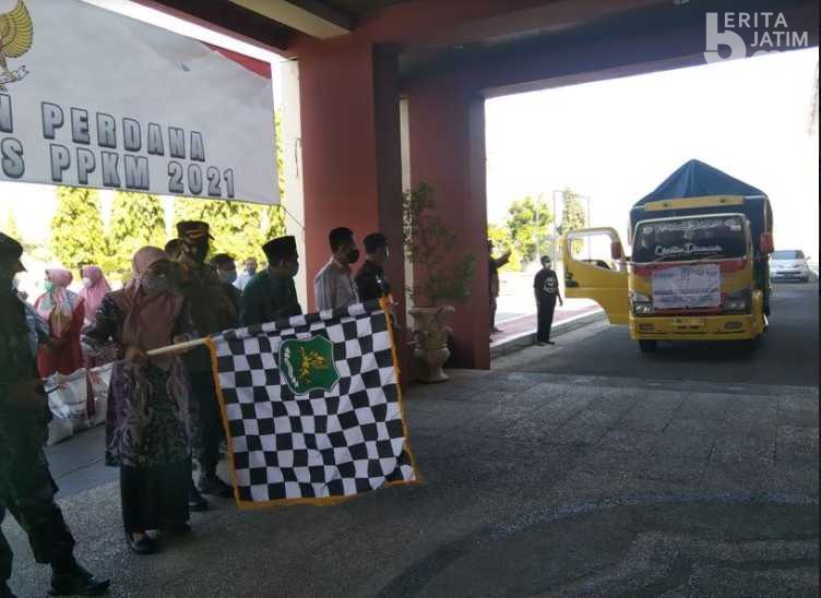 Pemkab Sumenep Salurkan Seribu Ton beras Untuk Masyarakat Terdampak PPKM