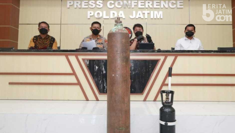 Polda Jatim: Tidak Ada Tabung Oksigen Palsu di Tulungagung Polda Jatim