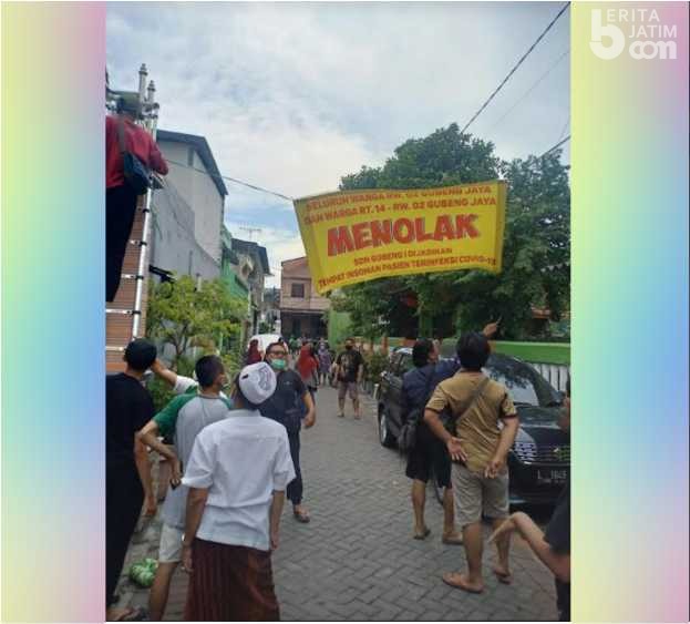 Warga Gubeng Surabaya Tolak Bangunan SD Jadi Tempat Isolasi