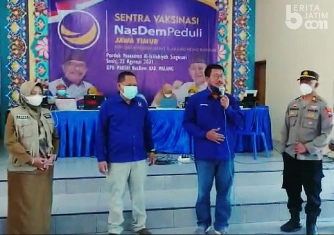 NasDem Jatim Siapkan Ribuan Vaksin Bagi Masyarakat Malang Raya