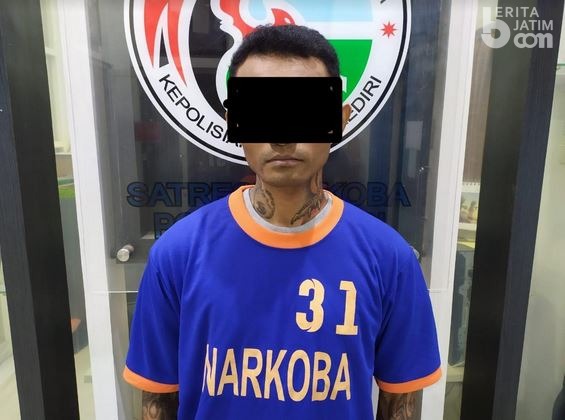Edarkan Sabu, Pemuda Lulus SMP di Kediri Diringkus Polisi