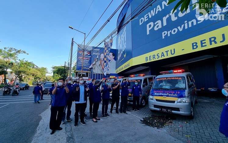 Mau Layanan Ambulans Gratis untuk Pasien Covid-19? Hubungi Partai NasDem