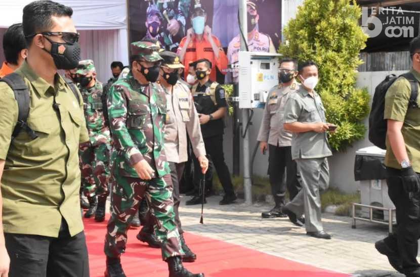 Panglima TNI Kunjungi Madiun Cek Petugas Tracer Covid-19