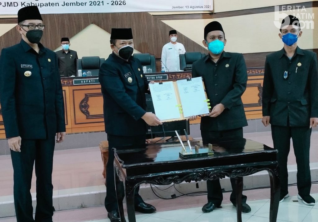Bupati dan DPRD Jember Setujui Ranwal RPJMD Jember