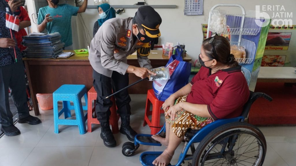 Polresta Mojokerto Sasaran Kaum Difabel dan Supeltas