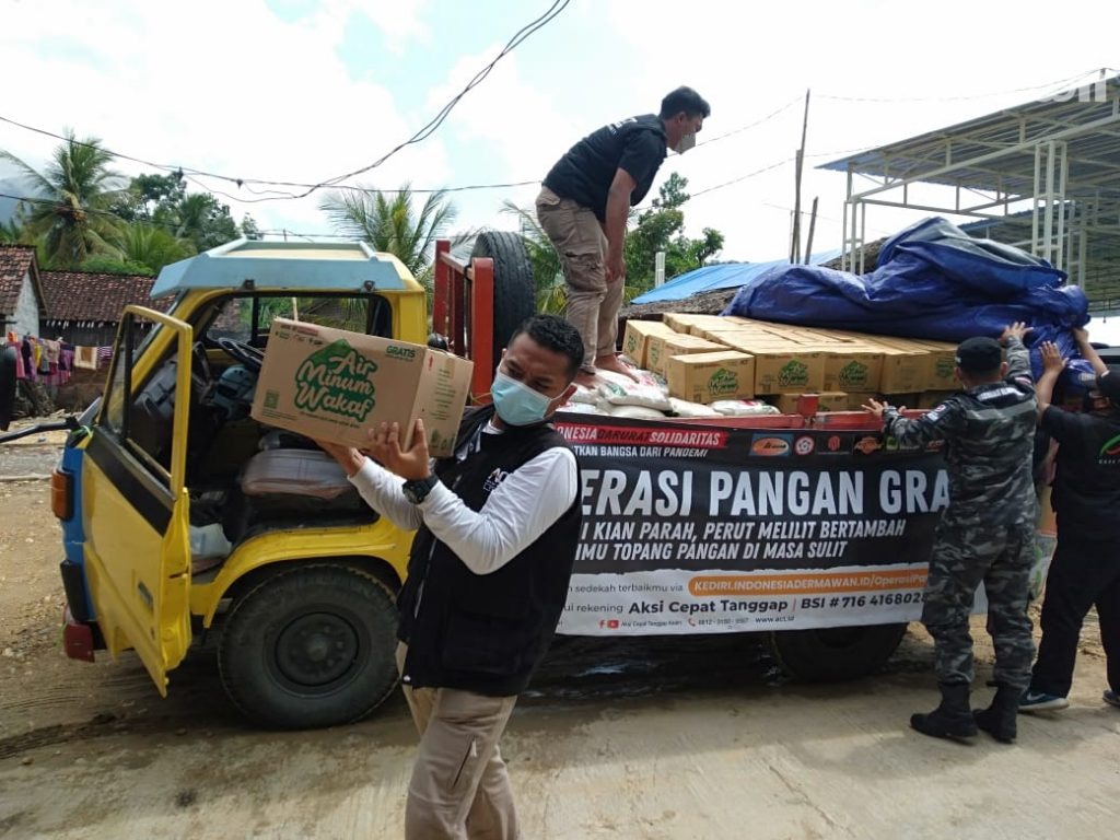 ACT Kediri Terus Masifkan Operasi Pangan Gratis