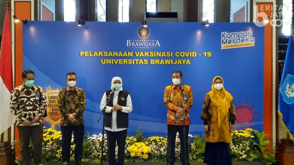 Khofifah: Dosis Dua Jatim Minus 4,2 Juta Vaksin