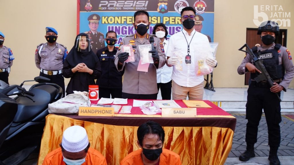 Dua Pengedar Sabu di Waru dan Gedangan, Diringkus Polresta Sidoarjo