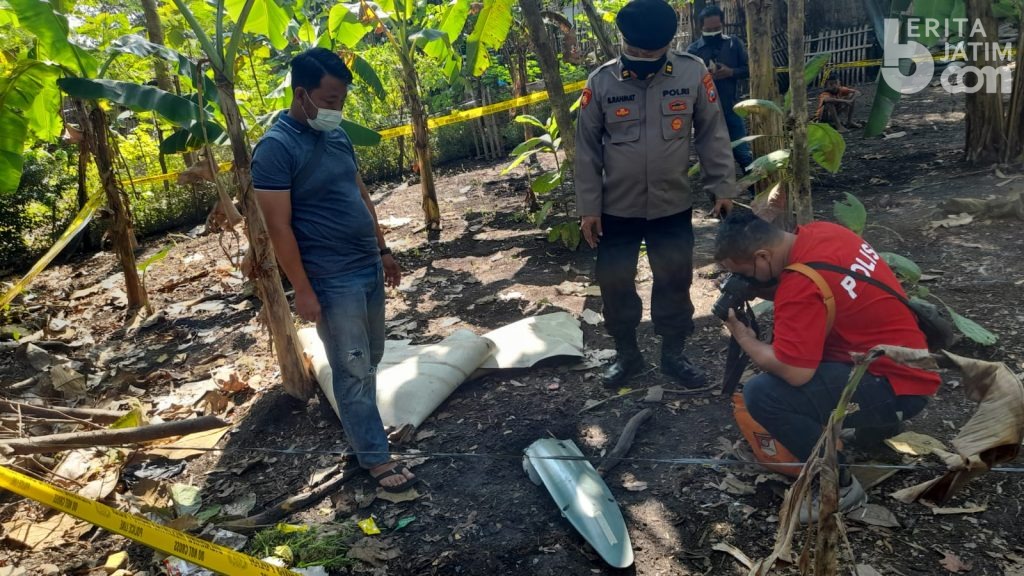 Komponen Pesawat Terjatuh di Ngawi, Lanud Iswahjudi: Tidak Berbahaya, Sudah Kami Amankan