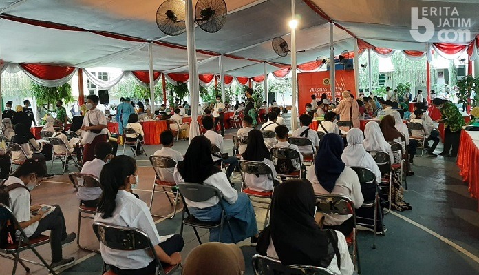 Percepat Target Vaksinasi, BIN Jatim Sasar Murid SMP dan SMA