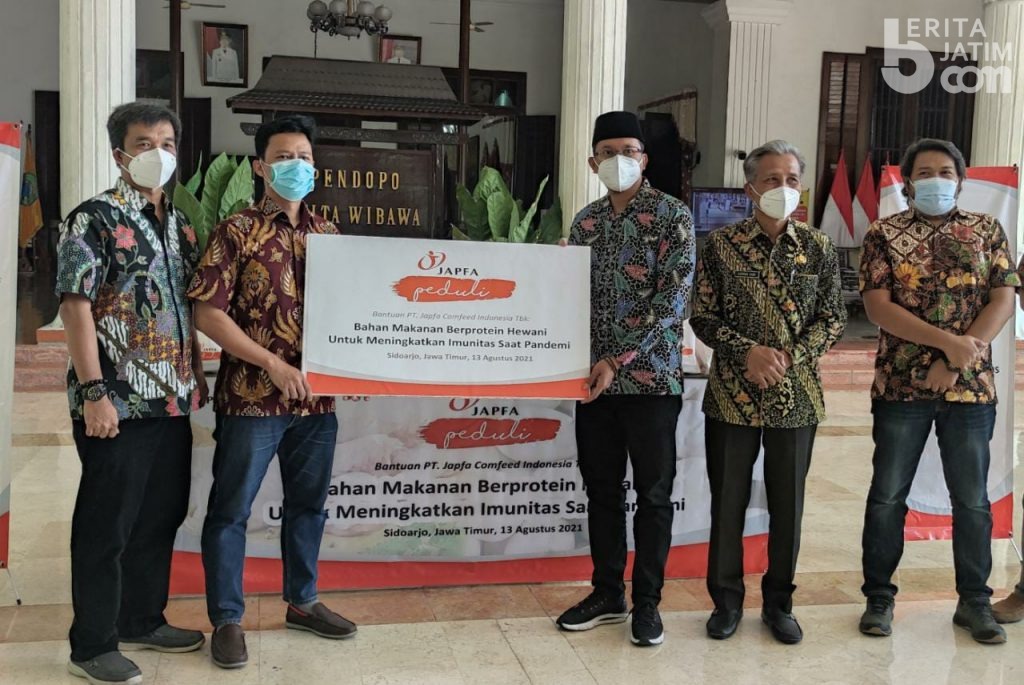 Salurkan Makanan Berprotein di Jatim dan Jateng, JAPFA Dorong Peningkatan Imun Tubuh Masyarakat