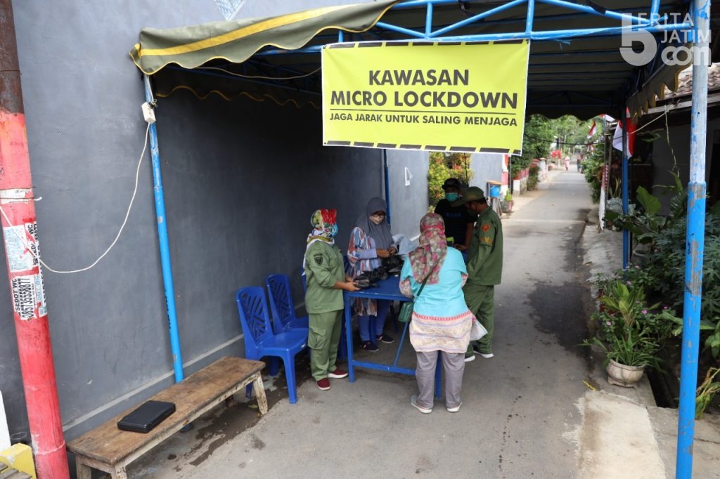 Upayakan 3T, Kelurahan Lirboyo Perkecil Peluang Penyebaran Covid-19