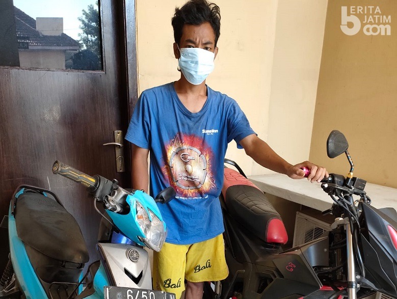 Curi Motor, Pemuda Jalan Sidonipah Surabaya Dibekuk Polisi