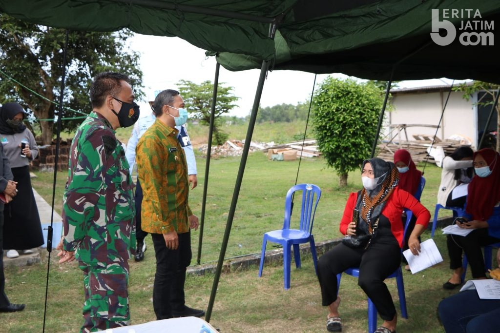 Koopsau II Dan Lanud Iswahjudi Gelar Vaksinasi di Daerah Latihan Pacitan