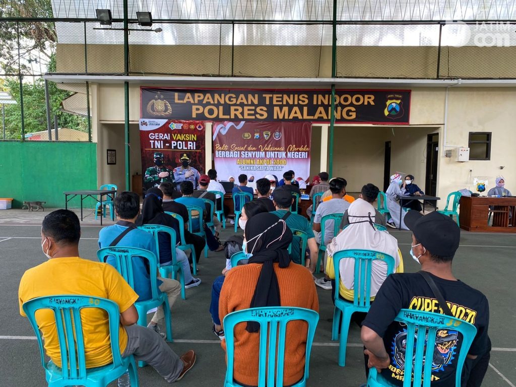 Alumni Akpol 2000 Gelar Baksos dan Vaksinasi Bagi Komunitas Masyarakat Timur di Malang