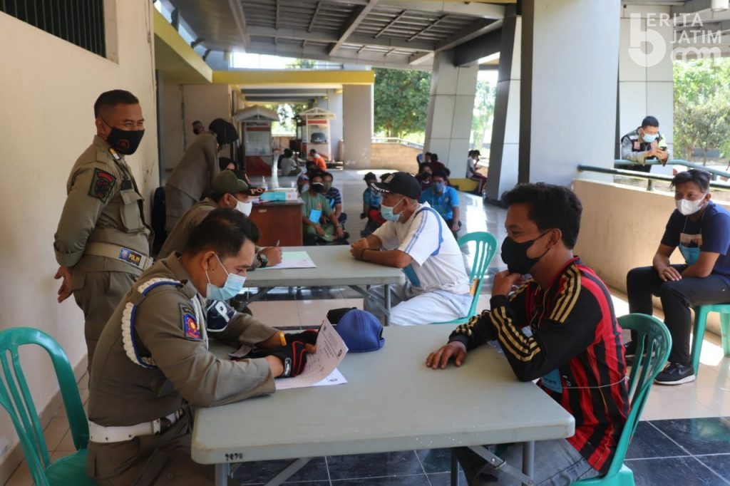 Tingkatkan Tibumtranmas, Satpol PP Kota Kediri Gelar Seleksi Satgas Linmas