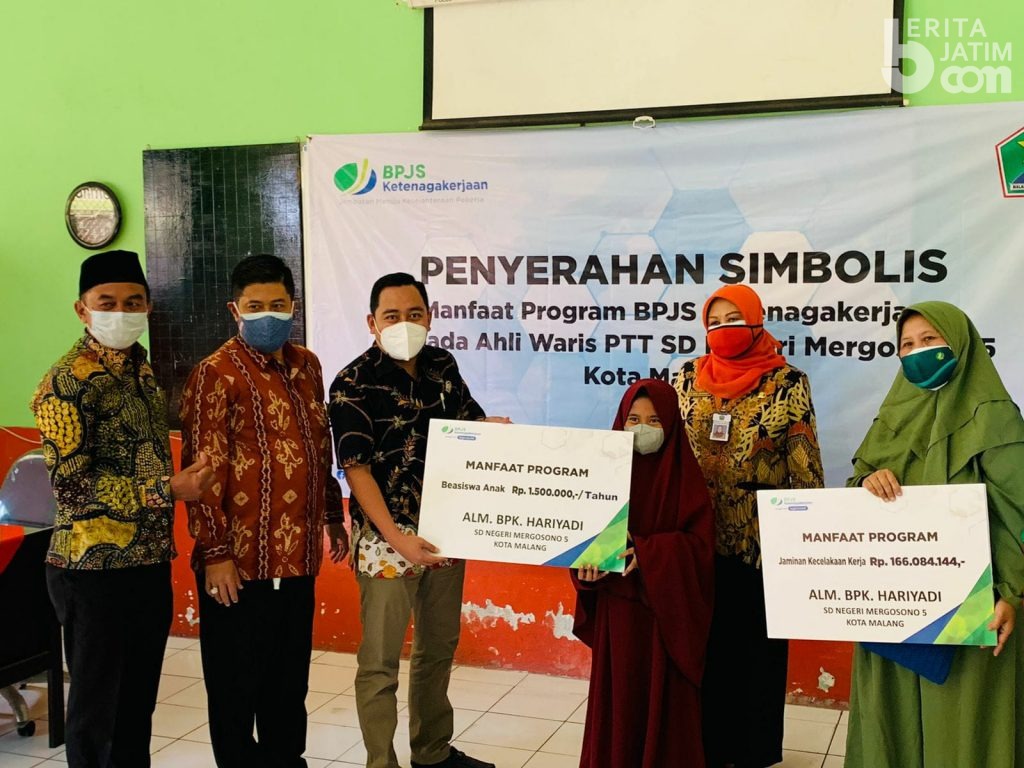 BPJS Ketenagakerjaan dan DPRD Kota Malang Cairkan Dana Ahli Waris Rp166 juta
