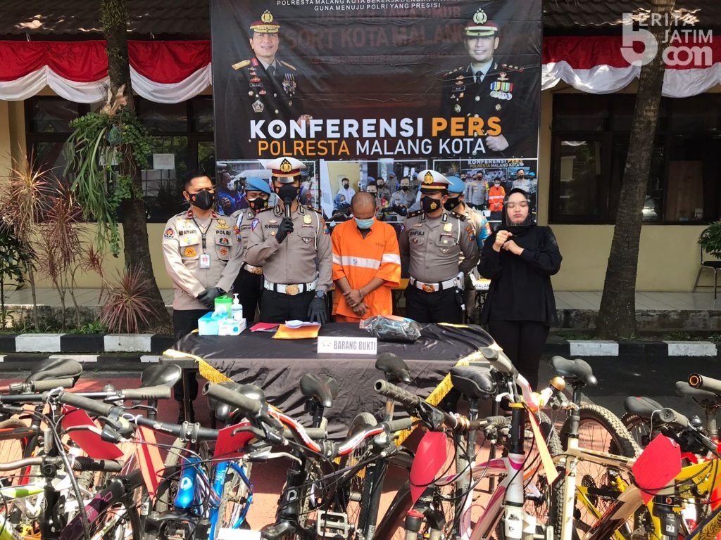 Beraksi di 30 TKP, Polisi Tangkap Dua Pencuri Spesialis Sepeda Gowes