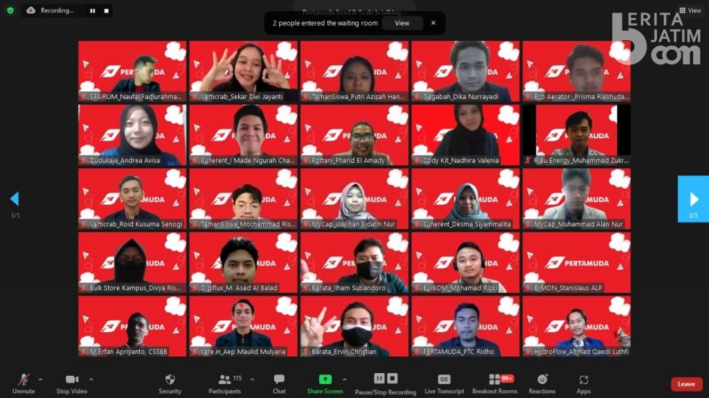 Upaya Pertamina Berkelanjutan : 50 Finalis Pertamina Muda Akan Memperebutkan Hadiah Total Rp 300 Juta