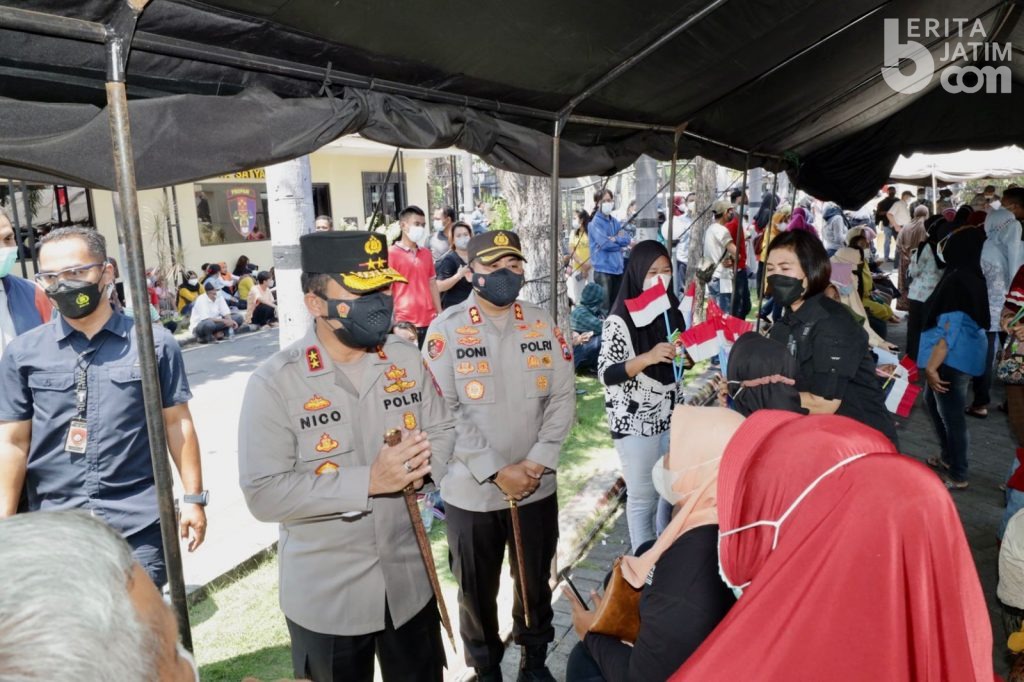 Akhir Desember, Polda Jatim Targetkan 70 Persen Masyarakat Telah Divaksin