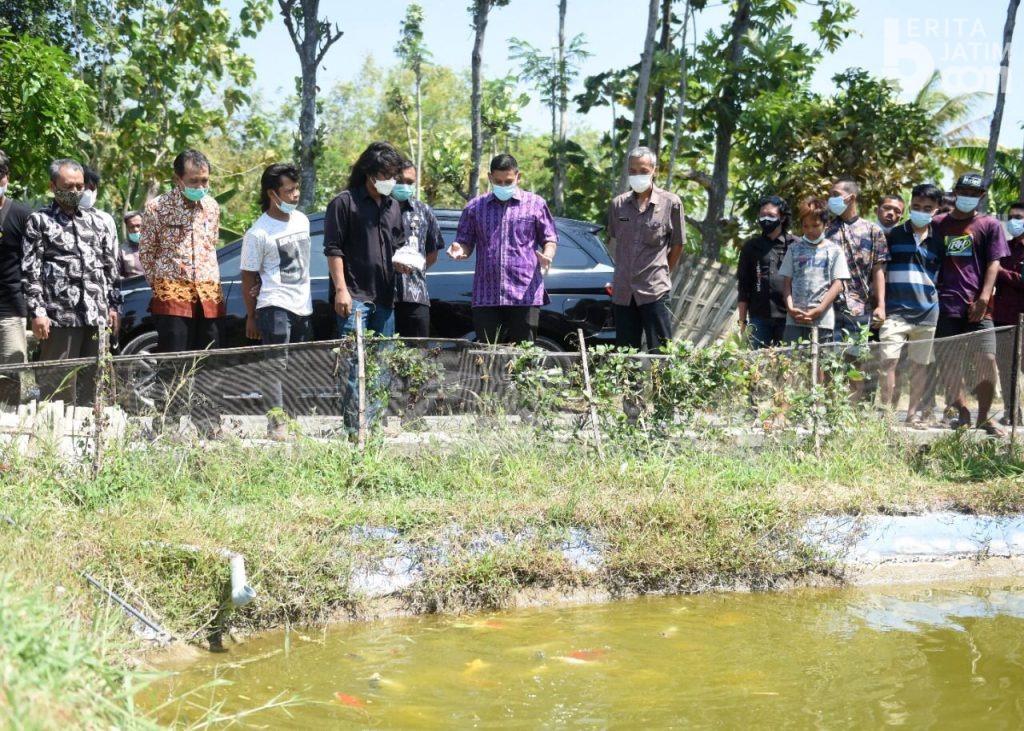 Mas Abu Senang Banyak Petani Koi Muda di Kota Kediri