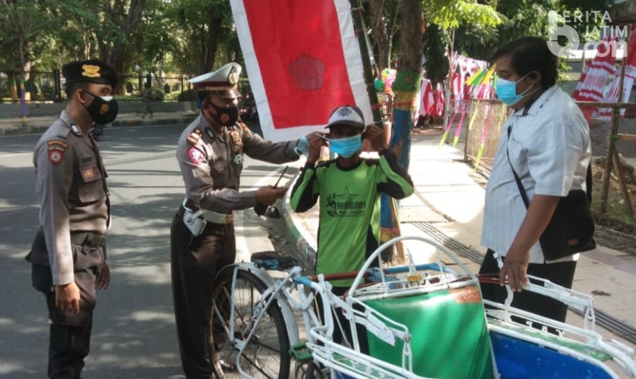 Polres Pamekasan Gencar Sosialisasikan Prokes