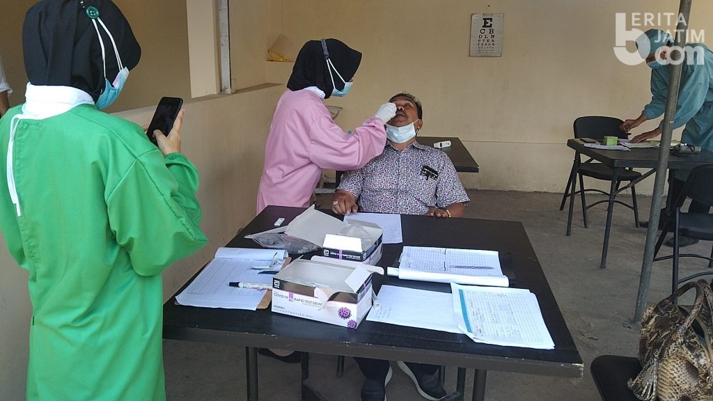 Penyelenggara Dangdutan di Tengah PPKM Darurat Jalani Swab Test di Polres Malang