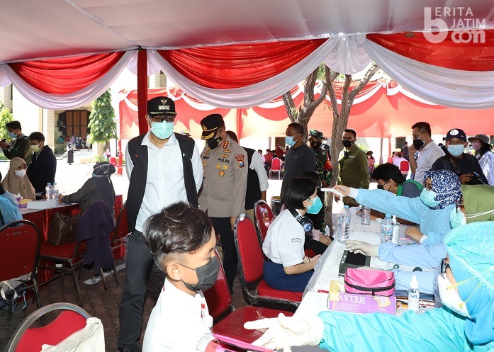 Kejar Target Herd Immunity, Serbuan Vaksin Digelar di 67 Titik se-Surabaya