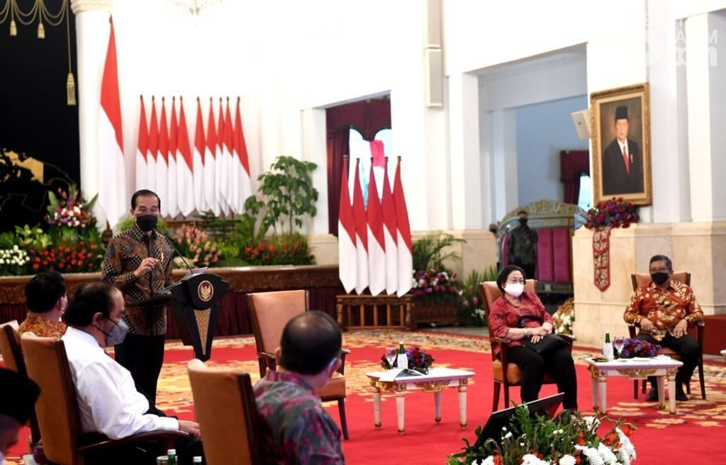Bertemu Pimpinan Partai Koalisi, Presiden Beber Angka Penanganan Covid-19