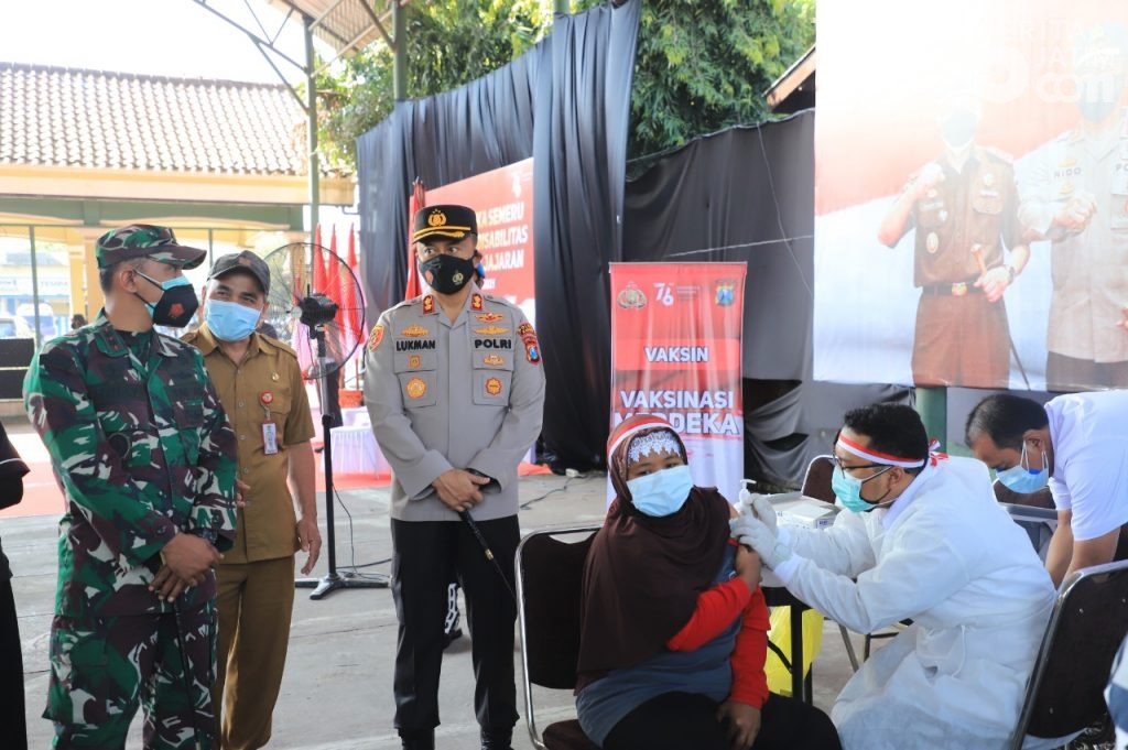 Ribuan Disabilitas Kabupaten Kediri Jalani Vaksinasi Covid-19