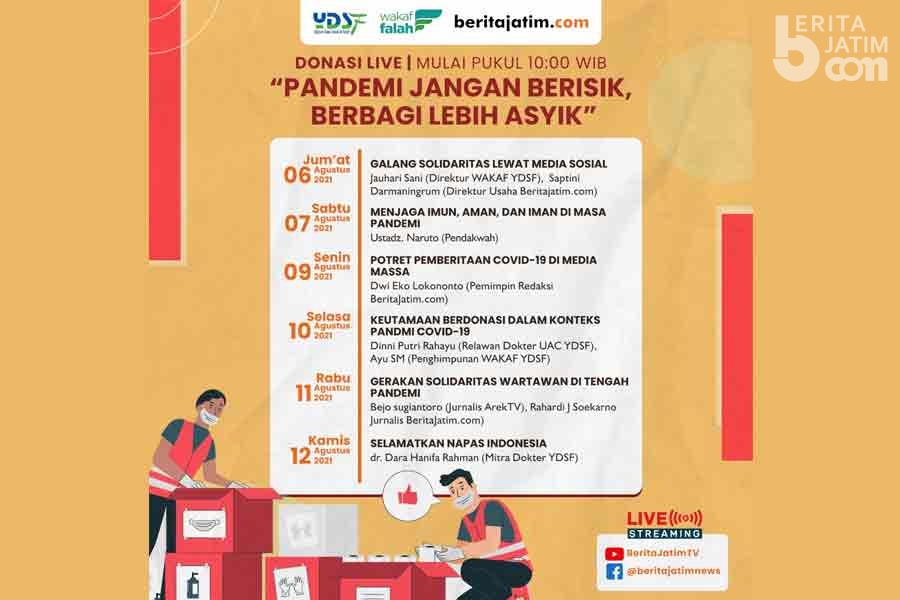 Lawan Dampak Covid-19 : Pandemi jangan Berisik, Berbagi lebih Asyik!