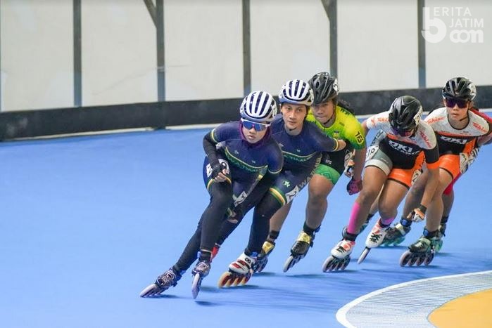 Tim Sepatu Roda Jawa Timur Gagal Raih 3 Medali Emas