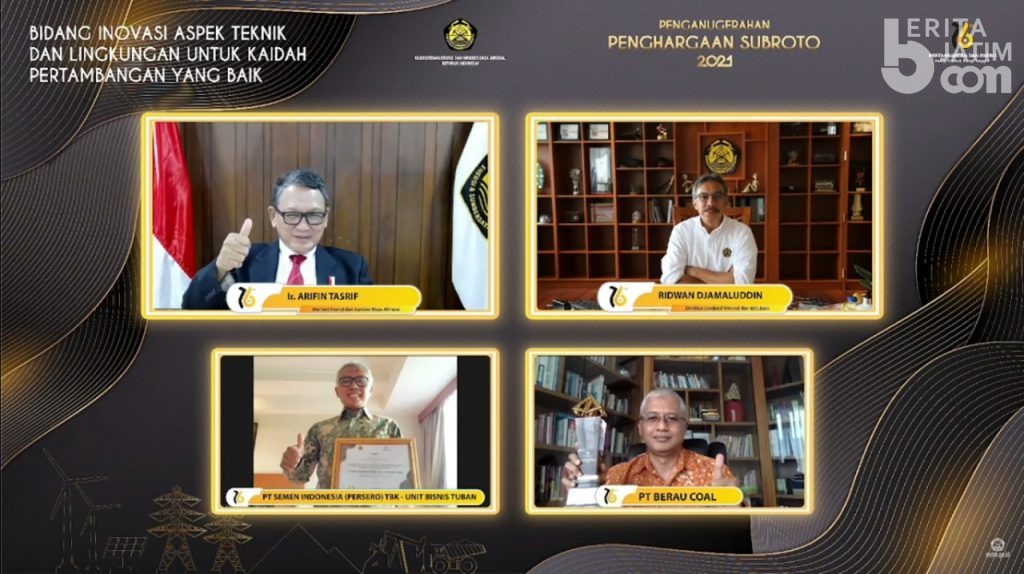 SIG Raih Penghargaan Subroto dari Kementerian ESDM