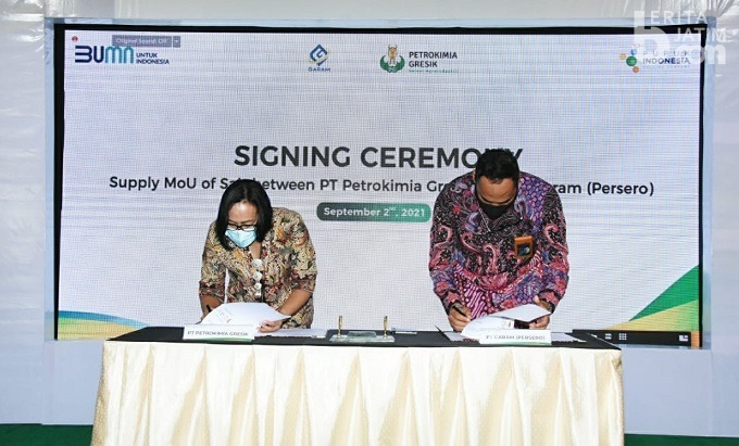 Petrokimia Gresik MoU dengan Unilever Asia dan PT Garam