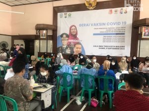 Ribuan Pelajar SMA di Kota Malang Setiap Hari Divaksin