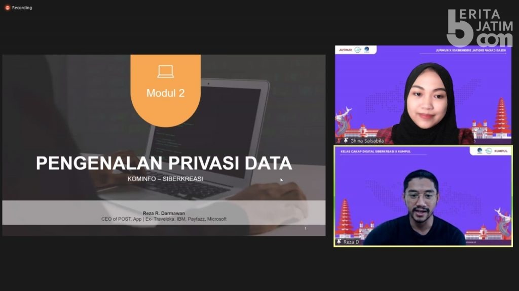 Kelas Cakap Digital Siberkreasi X KUMPUL Siapkan Penggerak Literasi Digital