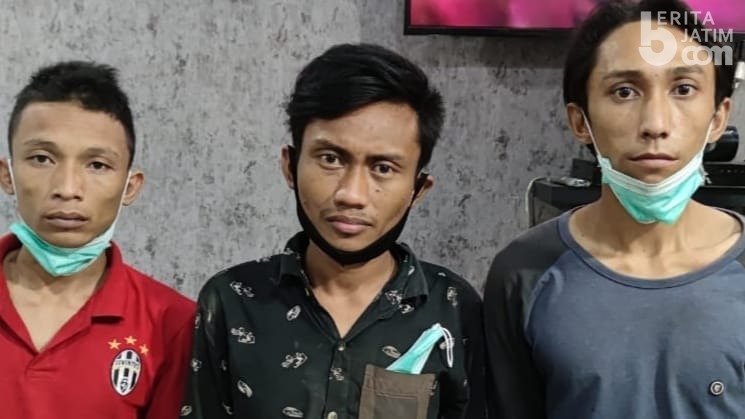 Curi Dinamo di Gudang Kalianak Surabaya, 3 Sahabat Karib Dibekuk Polisi