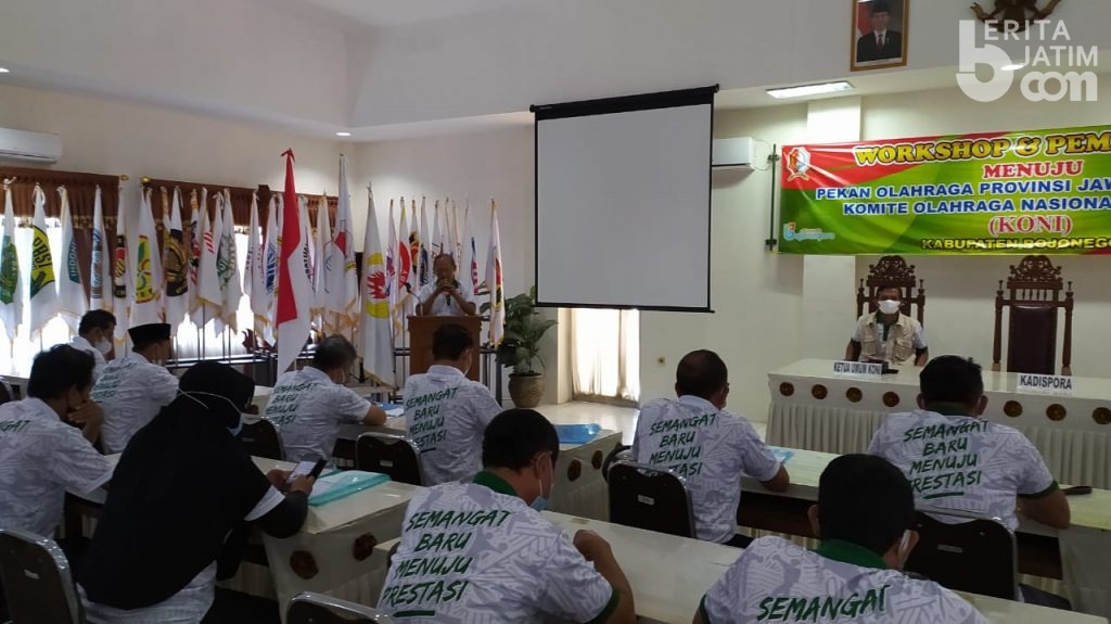 Dinpora bersama KONI Bojonegoro Kembangkan Sport Development Index