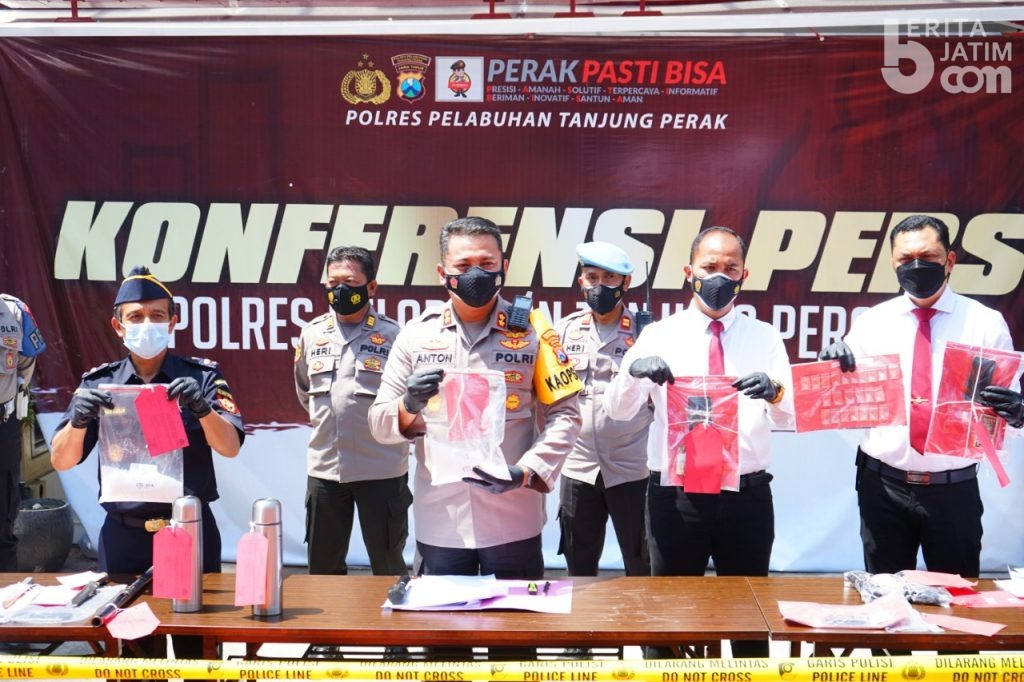 12 Hari Operasi Tumpas Narkoba, Polres Pelabuhan Tanjung Perak Ungkap 18 Kasus