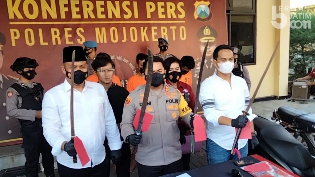 Polres Mojokerto Amankan 3 Pelaku Pengeroyokan Temboro