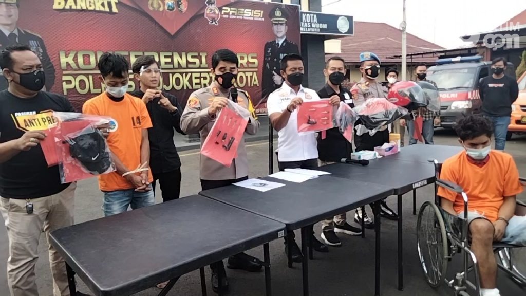 3 Pencuri Motor Diamankan Polresta Mojokerto, 1 Ditembak, 1 DPO