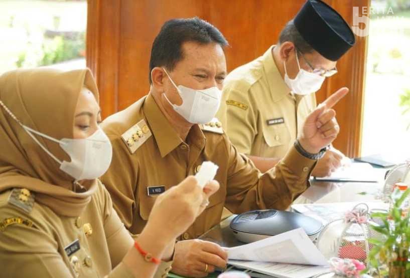 Gelar Rapat Dinas Virtual, Wali Kota Madiun Persiapkan PTM SMP